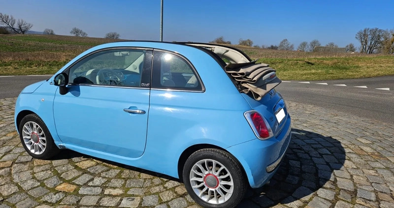 Fiat 500 cena 18900 przebieg: 122373, rok produkcji 2014 z Chodzież małe 781